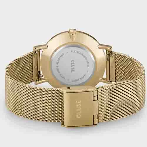 Montre Cluse Minuit Mesh, Green - Gold - - CW10206 – Image 4