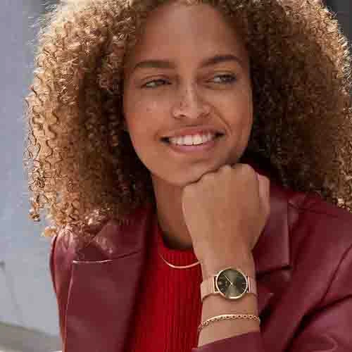 Montre Cluse Minuit Mesh, Grey - Pink Gold - - CW10207 – Image 5