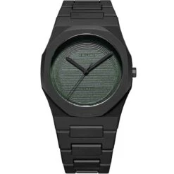 Montre D1 Milano 3D Green - Homme Quartz- Cadran Noir- 40,5 Mm - Polycarbonate - PCBJ24
