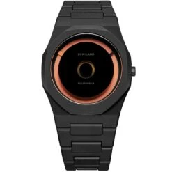 Montre D1 Milano Polycarbon Reload Orange - Homme Quartz- Cadran Noir- 40,5 Mm - Polycarbonate - PCBJ27
