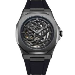 Montre D1 Milano Skeleton - Homme Automatique- Cadran - 41.5 Mm - Acier Et PVD - SKRJ11
