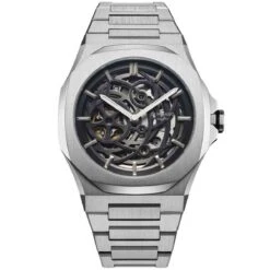 Montre D1 Milano Skeleton - Homme Automatique- Cadran - 41.5 Mm - Acier Inoxydable - SKBJ10