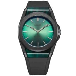 Montre D1 Milano - Vert Carbonlite - Homme Quartz- Cadran Vert- 40,5 Mm - Acier Inoxydable - CLRJ05