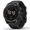 Montre Garmin Epix Pro Gen 2 - 47 Mm - Acier - Gray Avec Bracelet Noir 47 Mm- 010-02803-01