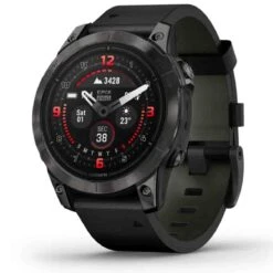 Montre Garmin Epix Pro Gen 2 - Sapphire Edition - 47 Mm - Carbon Gray DLC Avec Bracelet Noir 47 Mm- 010-02803-11
