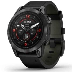 Montre Garmin Epix™ Pro Gen 2 Sapphire Edition - 51 Mm Titane - Carbon Gray DLC Avec Bracelet Noir 51 Mm - 010-02804-01
