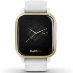 Montre Garmin Venu SQ - White / Light Gold - 010-02427-11