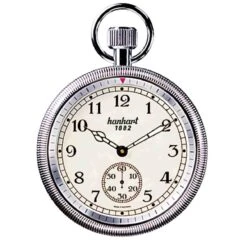 Montre Gousset Hanhart Board Time Beige Mécanique Diamètre 55 Mm- 850.3960-80