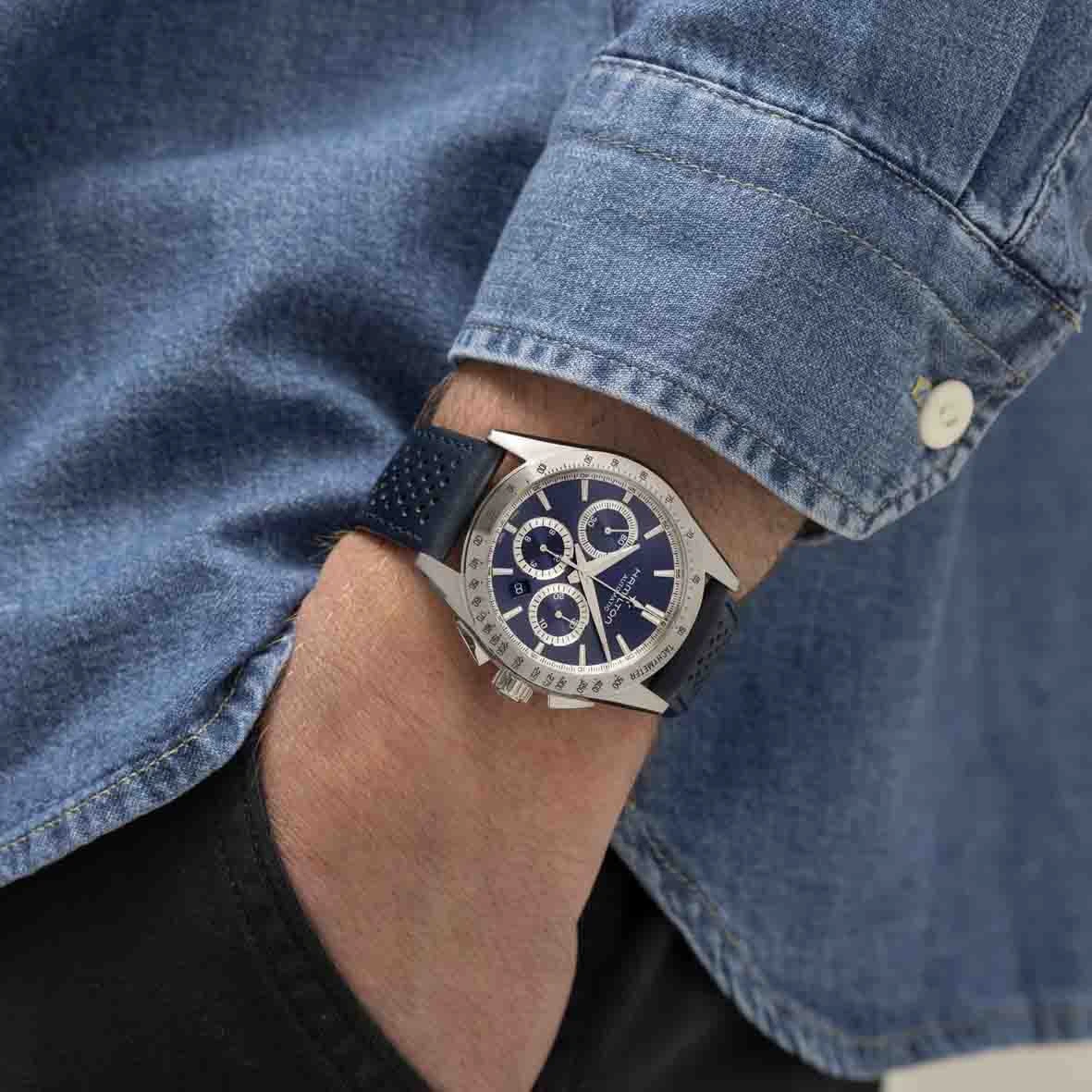 Montre Hamilton Jazzmaster Performer Auto Chrono 42 Mm- H36616640 – Image 4