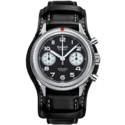 Montre Hanhart 417 ES Flyback Panda - 1954 Mécanique Diamètre 39 Mm- H701.211-7010.