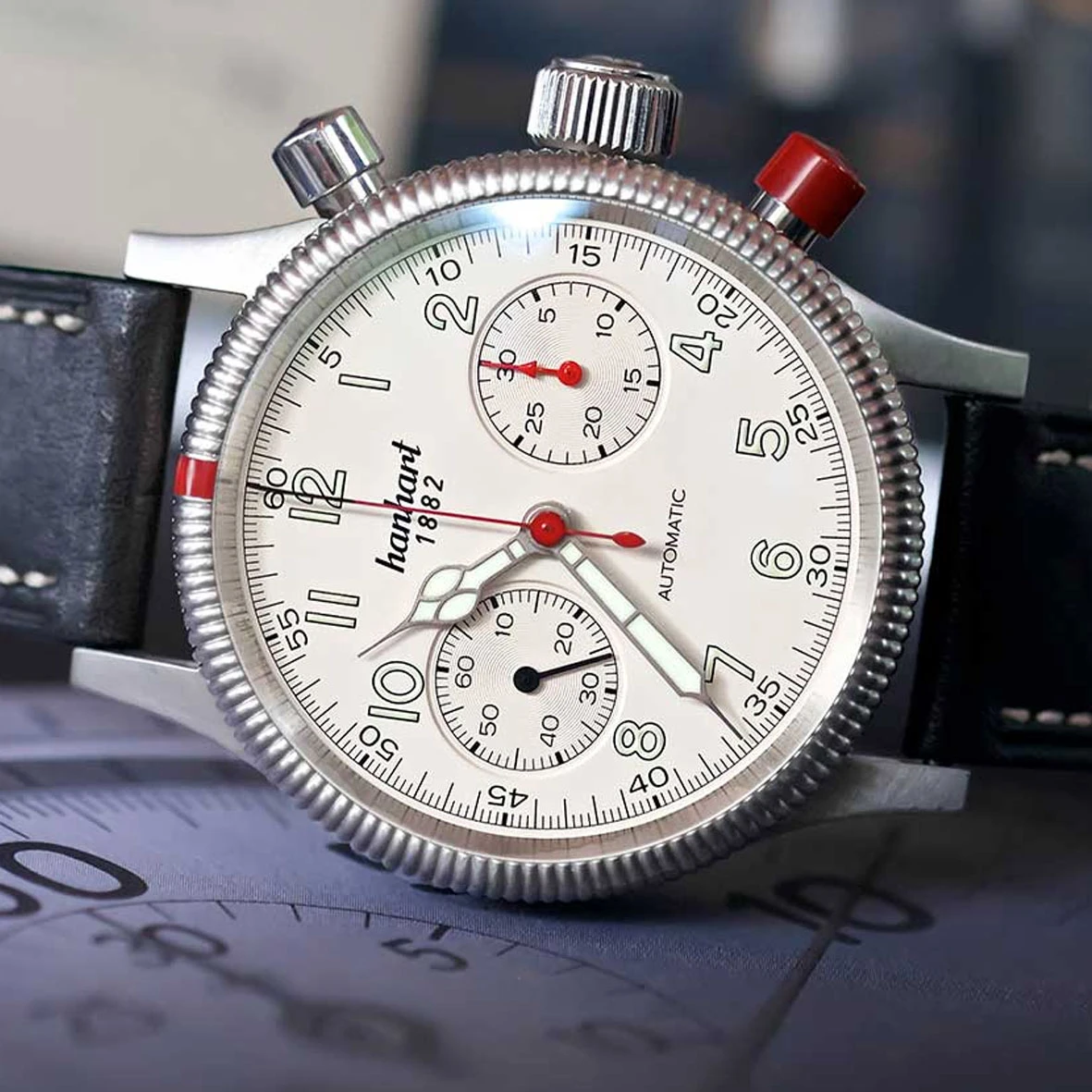 Montre Hanhart Pioneer MK2 Automatique Diamètre 40 Mm- 716.200-6428 – Image 3