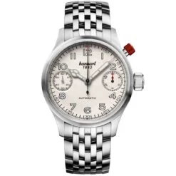 Montre Hanhart Pioneer Monoscope Automatique Diamètre 45 Mm- 732.220-6428