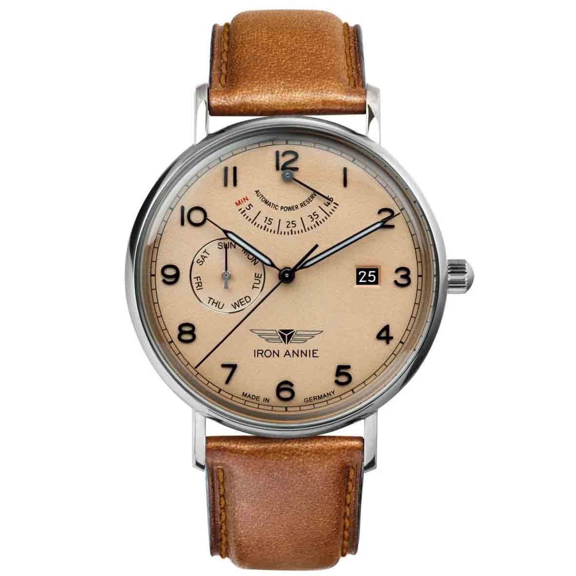 Montre Iron Annie Amazonas Impressionen Automatique Cadran Beige - 5960-3