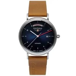 Montre Iron Annie Bahaus Auto Day Date Automatique Cadran Bleu - 2162-3