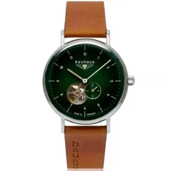 Montre Iron Annie Bahaus Automatic - Open Heart Automatique Cadran Vert - 2166-4