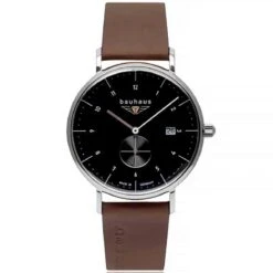 Montre Iron Annie Bahaus Quartz Small Second Quartz Cadran Noir - 2132-2