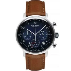 Montre Iron Annie Bahaus Solar Chronograph Quartz Cadran Bleu - 5086-3