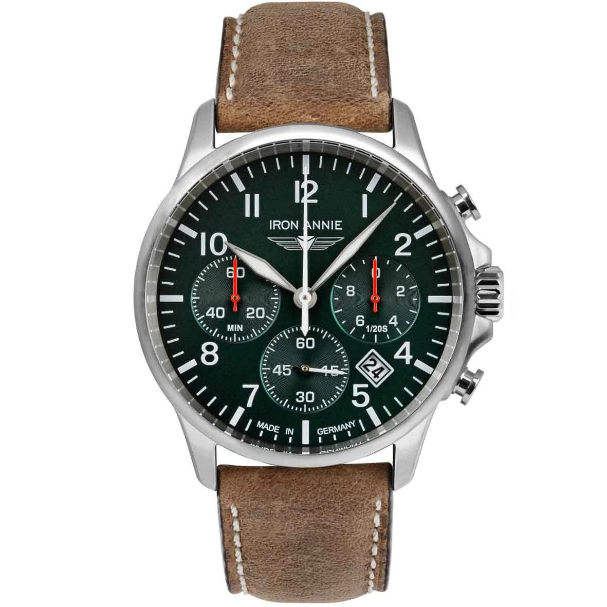 Montre Iron Annie Captain‘s Line Chronograph Quartz Cadran Noir - 5872-4