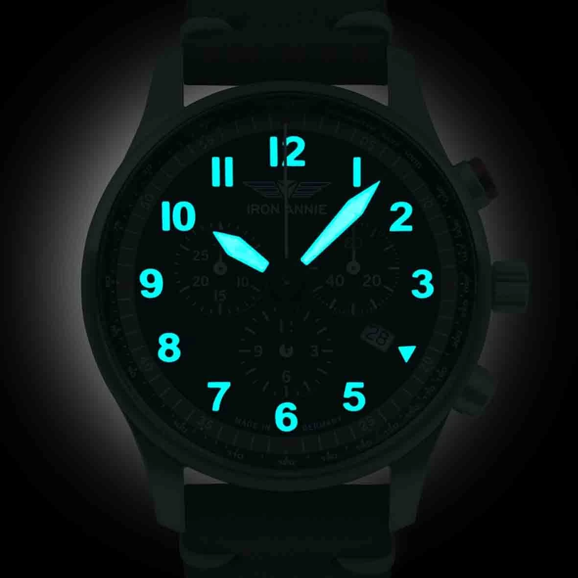 Montre Iron Annie F13 Tempelhof Quartz Cadran Noir - 5682-2 â Image 2