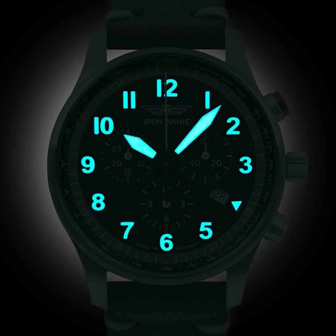 Montre Iron Annie F13 Tempelhof Quartz Cadran Noir - 5688-4 – Image 2