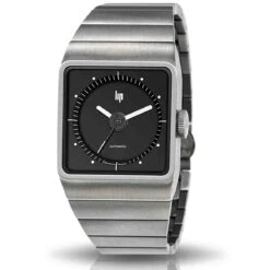 Montre Lip Big TV Titane 671657- Homme - Cadran Noir- -