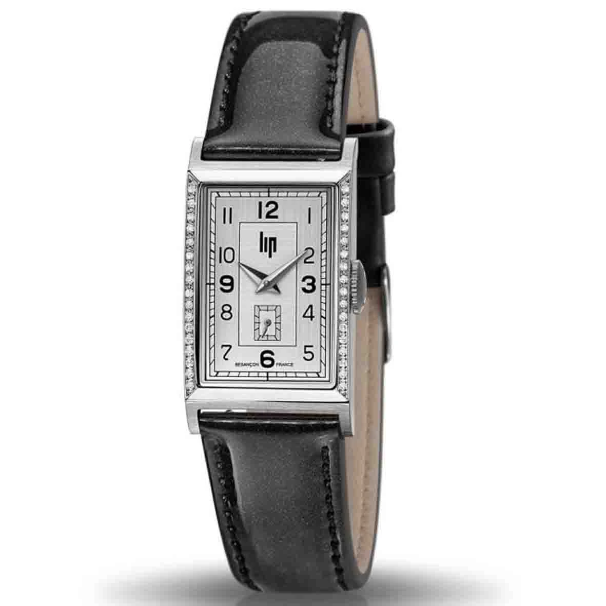 Montre Lip Churchill T18 Diamants - Homme - Cadran Argent- - Acier 316L - 671443