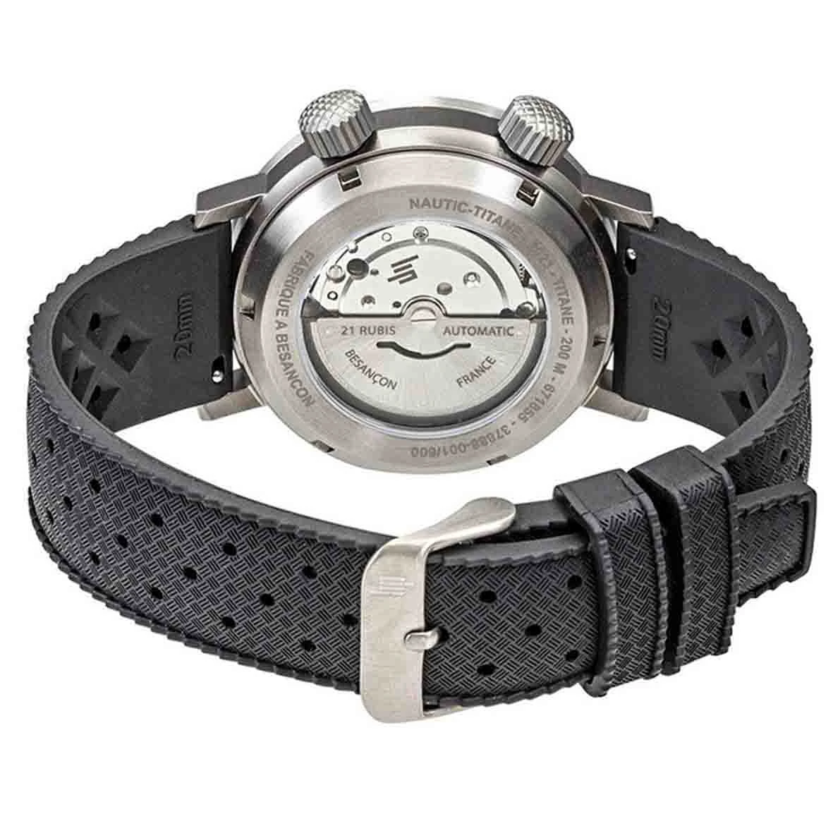 Montre Lip Grande Nautic Ski Titane 671855- Homme - Cadran Noir- 41 Mm - Titane – Image 5
