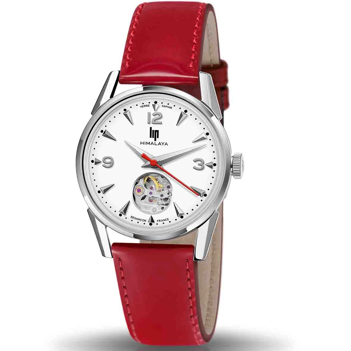 Montre Lip Himalaya 33.5 - Unisexe - Cadran Argent- 33.5 Mm - Acier Inoxydable - 671685