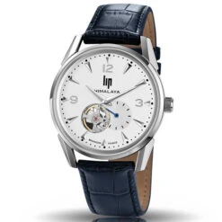 Montre Lip Himalaya Coeur Battant - Homme - Cadran Argent- 40 Mm - Acier Inoxydable - 671255
