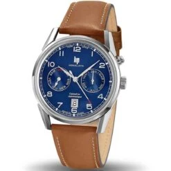 Montre Lip Himalaya - Homme - Cadran Bleu- 40 Mm - Acier Inoxydable - 671562