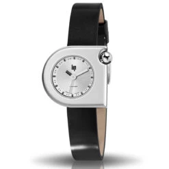 Montre Lip Mach 2000 Mini - - Cadran Argent- 30 X 28 Mm - Acier -671162
