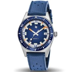 Montre Lip Nautic 3 671851- Homme - Cadran Bleu- 39 Mm - Acier Inoxydable