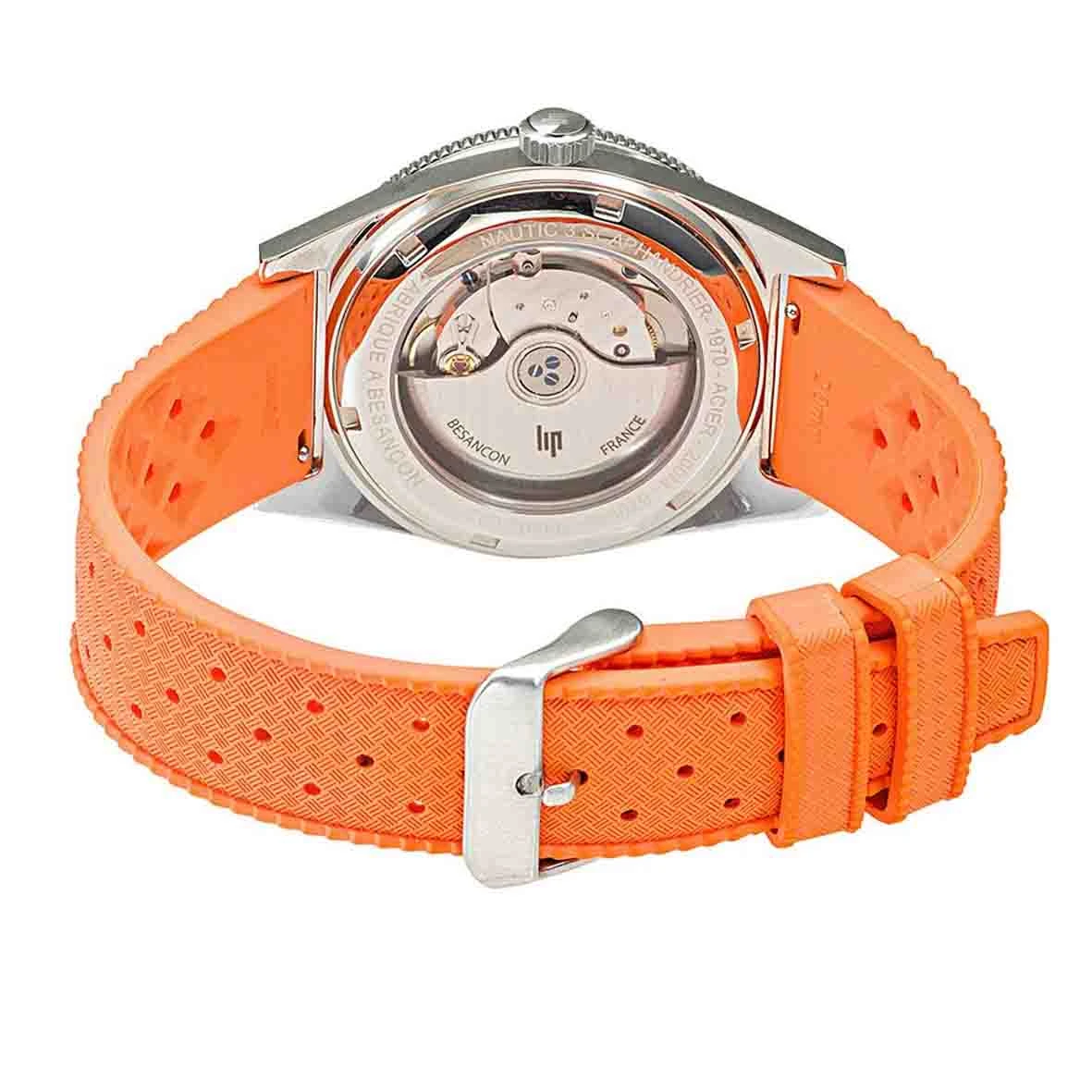 Montre Lip Nautic 3 Scaphandrier 670098- Homme - Cadran Noir- 39 Mm - Acier Inoxydable – Image 4