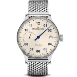 Montre MeisterSinger Circularis Power Reserve Ivoire 43 Mm- CCP303