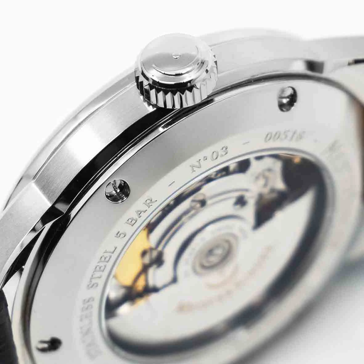 Montre MeisterSinger N 03 Auto - Ivoire 40 Mm- DM903 – Image 3