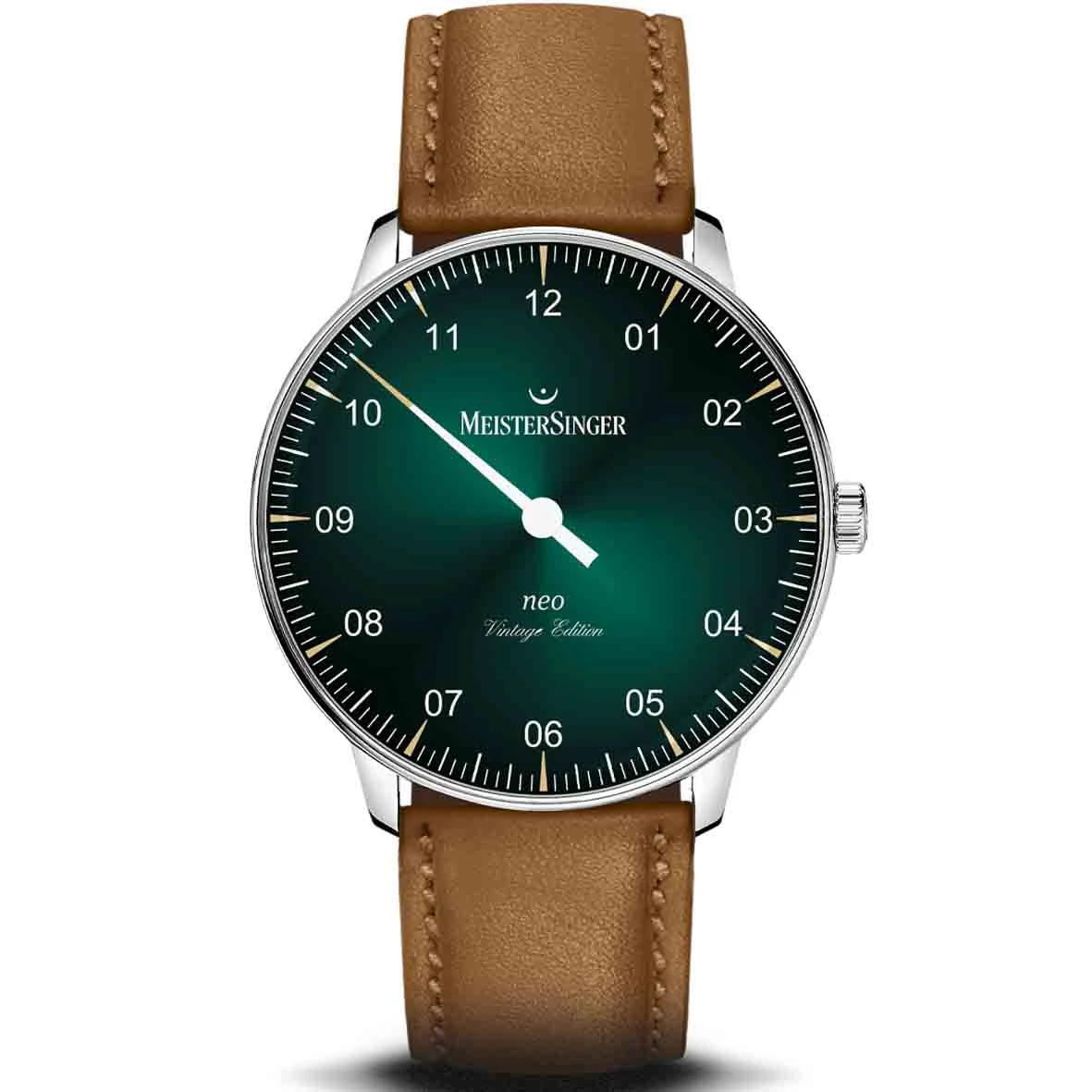 Montre MeisterSinger Néo Plus Vintage Vert Dégradé 40 Mm- ED-FR21-NE409