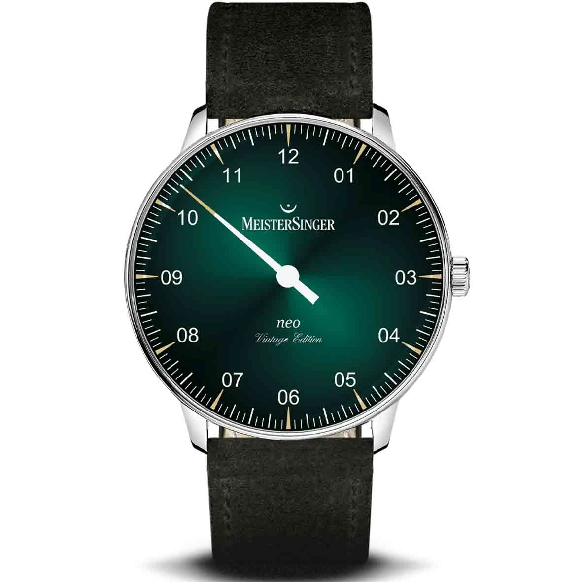 Montre MeisterSinger Néo Plus Vintage Vert Dégradé 40 Mm- ED-FR21-NE409 – Image 4