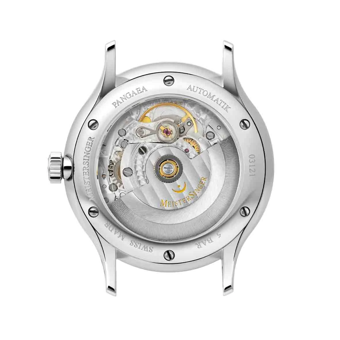 Montre MeisterSinger Pangaea Date Auto - Ponçage Solaire Bleu 43 Mm- AM1008 – Image 2