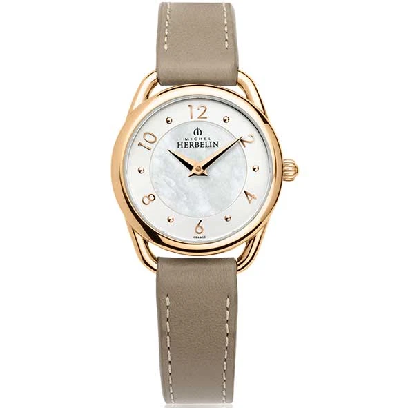 Montre Michel Herbelin Equinoxe Femme Acier Et PVD Rose 28 Mm - 17497PR29GR