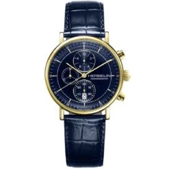Montre Michel Herbelin Inspiration Quartz Cadran Bleu Bracelet Cuir - 35647P15