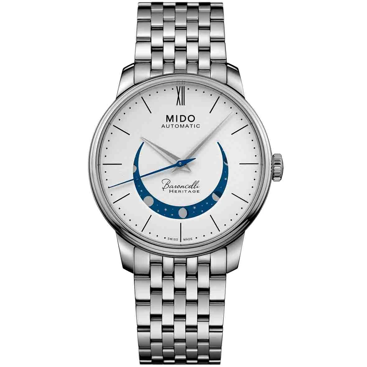 Montre Mido Baroncelli Smiling Moon Gent 39 Mm- M027.407.11.010.01