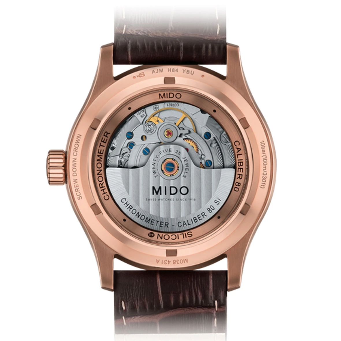 Montre Mido Multifort Chronometer 1 42 Mm- M038.431.36.031.00 – Image 2