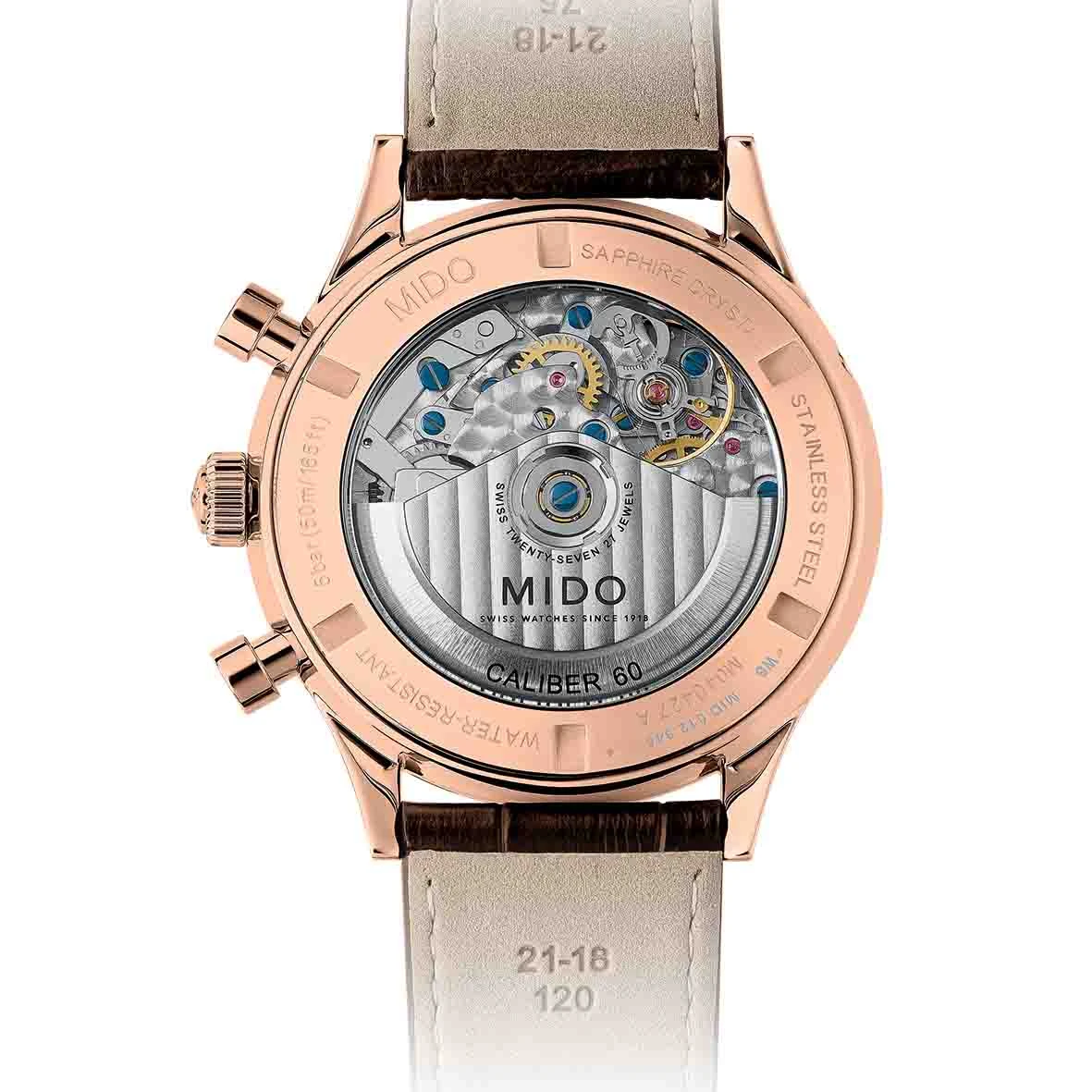 Montre Mido Multifort Patrimony Chronograph 42 Mm- M040.427.36.042.00 – Image 2