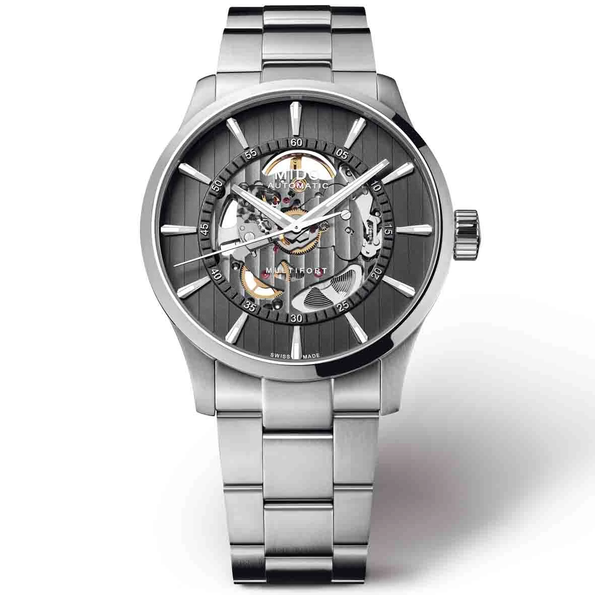 Montre Mido Multifort Skeleton Vertigo 42 Mm- M038.436.11.061.00