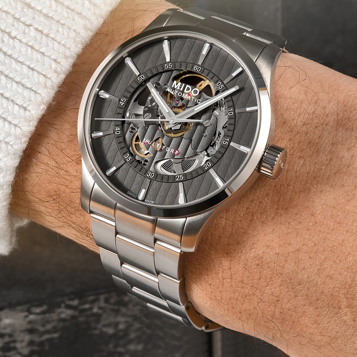 Montre Mido Multifort Skeleton Vertigo 42 Mm- M038.436.11.061.00 – Image 3