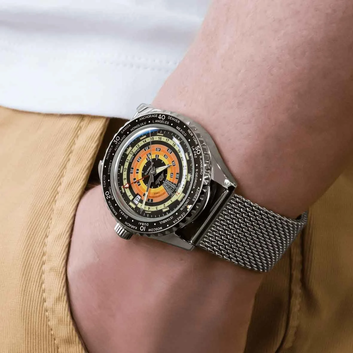 Montre Mido Ocean Star Decompression Worldtimer 40,5 Mm- M026.829.17.051.00 - 2 – Image 5