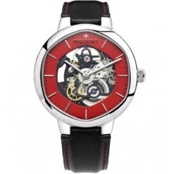 Montre Pequignet Exagone Squelette Rouge 41 Mm - 4470463SQ
