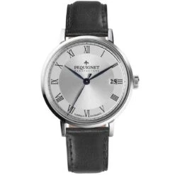 Montre Pequignet Manufacture Attitude Automatique Cadran Gris - 9060333-CN