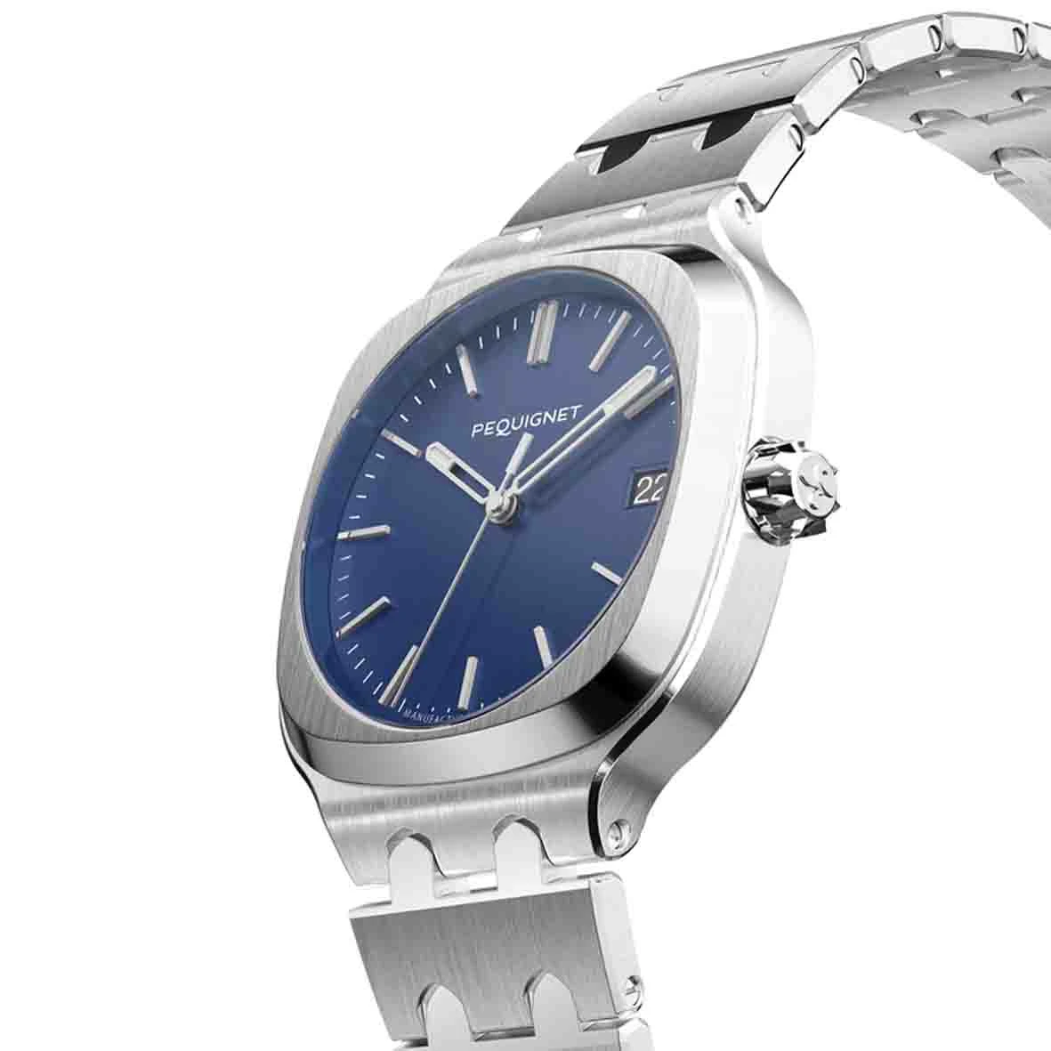 Montre Pequignet Manufacture Concorde Automatique Cadran Bleu Marine - 9040473-40 – Image 2