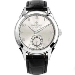 Montre Pequignet Royale Manuelle Mécanique Cadran Argent - 9080433-AN